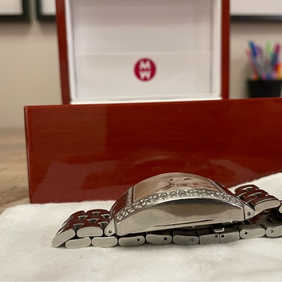 Michele Urban Mini Diamond Stainless Steel Watch - Picture 6 of 7